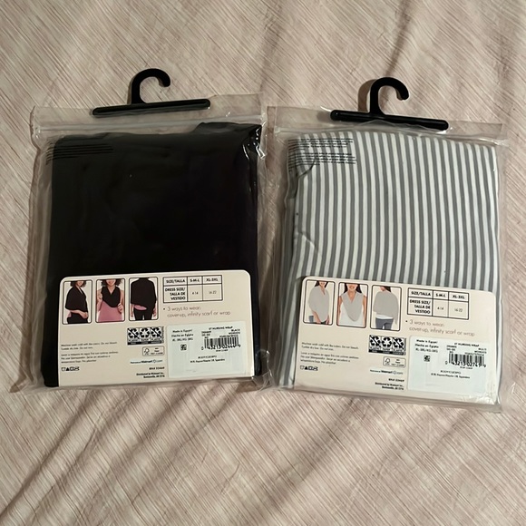 2 Packs Secret Treasures Maternity Nursing Wrap, Cover-Up, Scarf Size XL - 3XL - Picture 6 of 11